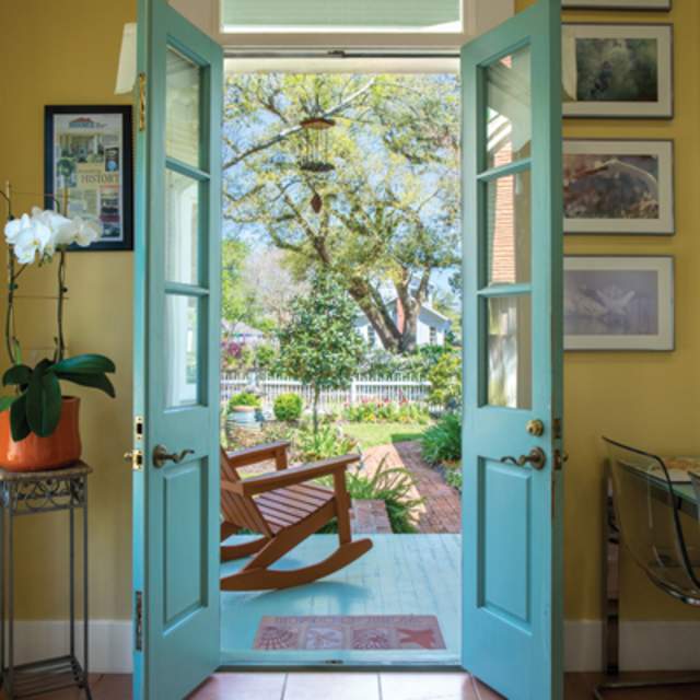 French Doors on the Durio Home in Lake Charles