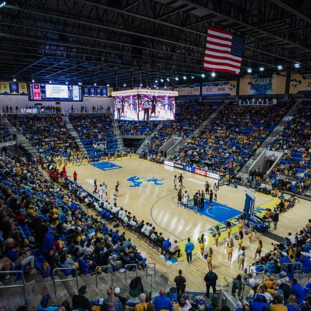 Townsley Law Arena McNeese Basketball