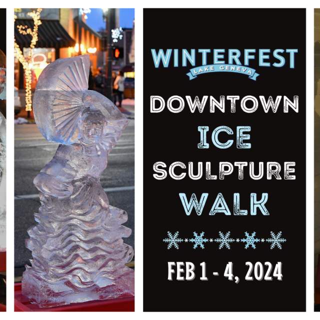 Lake Geneva Ice Sculptures at Lake Geneva Winterfest