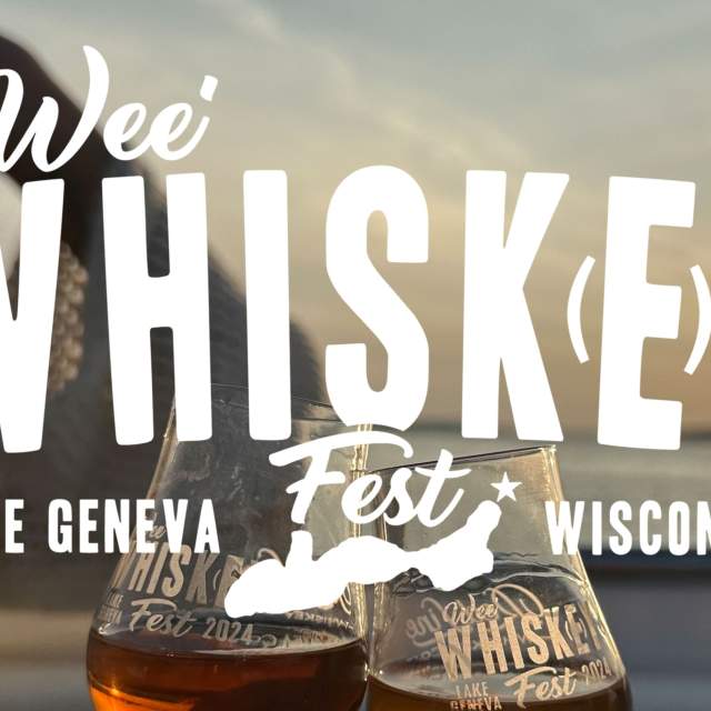 Image announcing Wee Whiskey Fest in Lake Geneva.