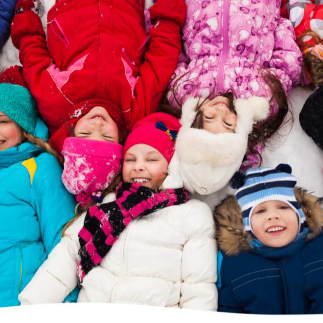 Promotional image for the Lake Geneva Bundle Up warm clothing collection