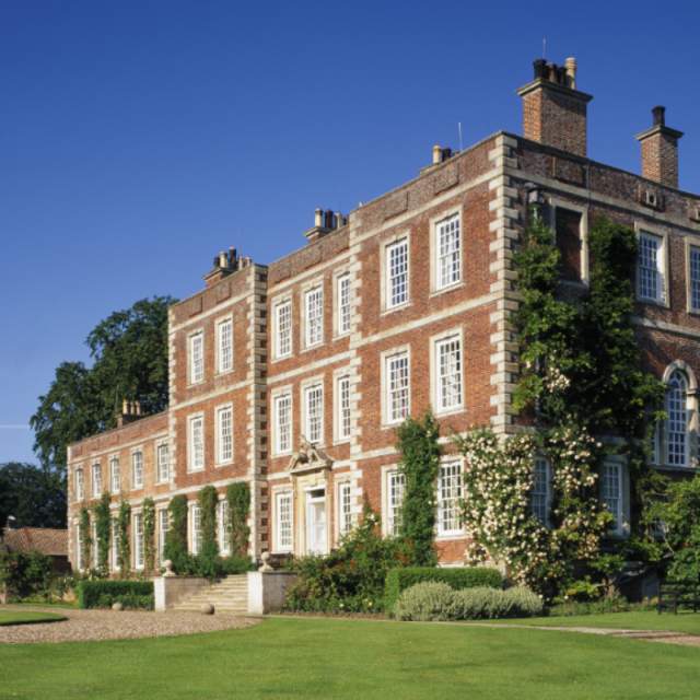 landscape view of Gunby Hall