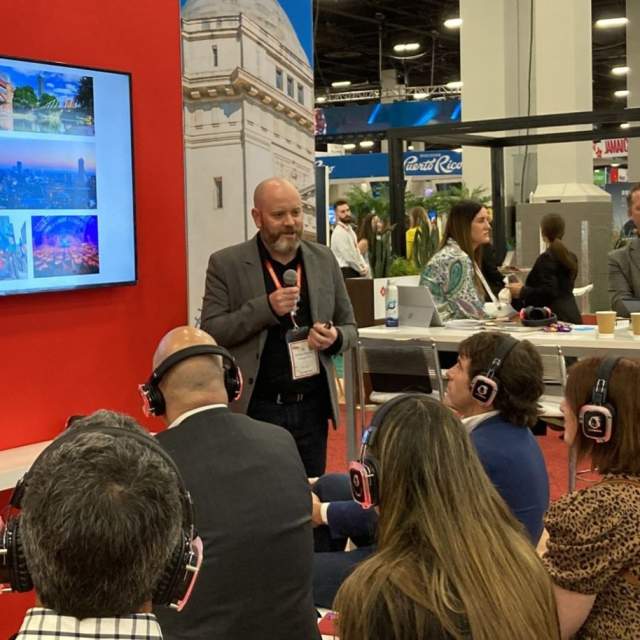 Manchester Convention Bureau exhibits at IMEX America