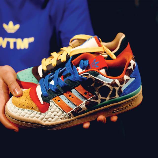WTM Adidas Forums Close up held
