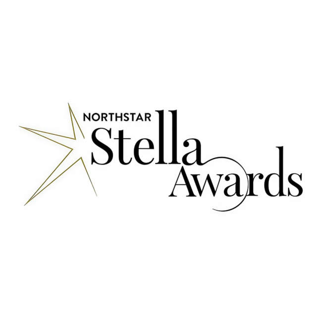 Alt text: Northstar Stella Awards logo featuring a gold star graphic and the words “Stella Awards” in black text on a white background.