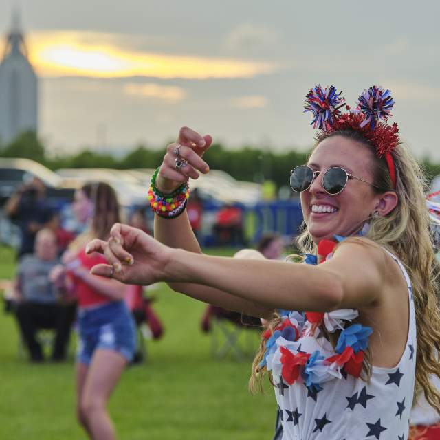 Woman dancing