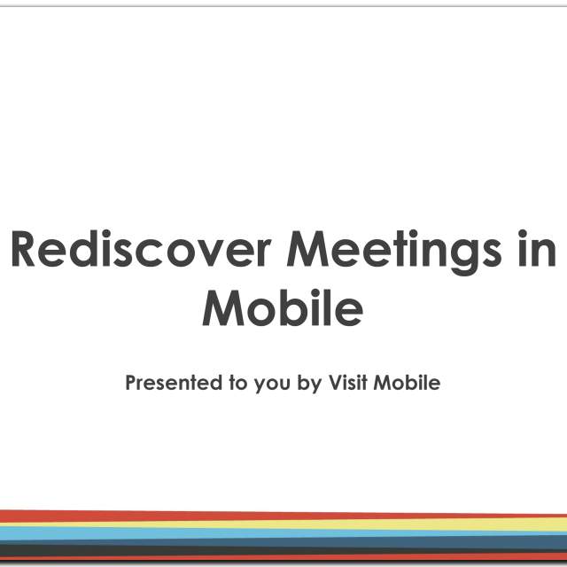 Presentation cover: Rediscover meetings in Mobile