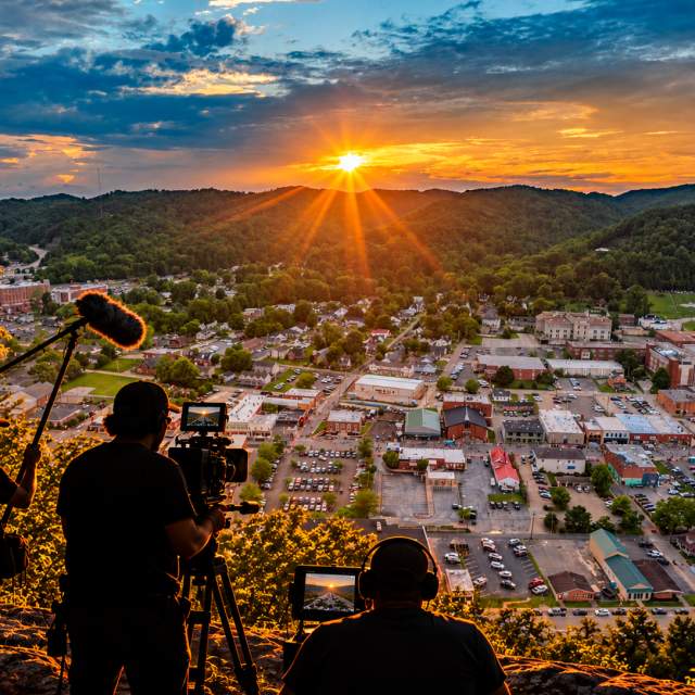 Filming in Rowan