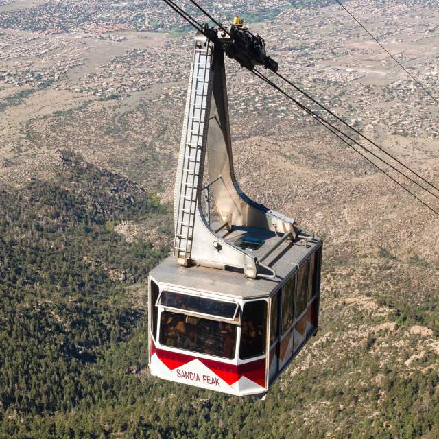 The Sandia Tramway is the world's longest.
