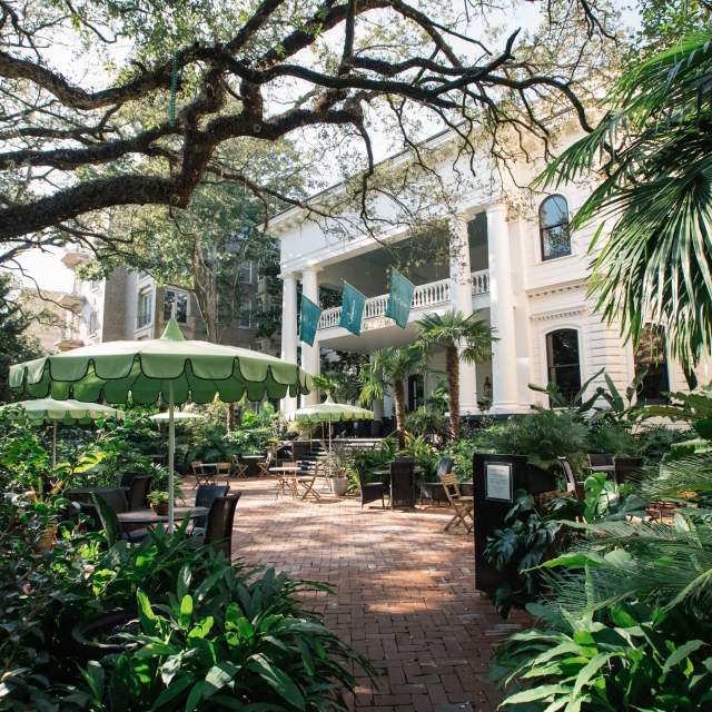 The courtyard at columns