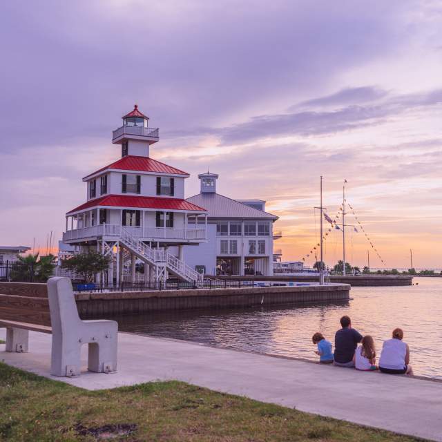 Sunset over Lake Ponchartrain