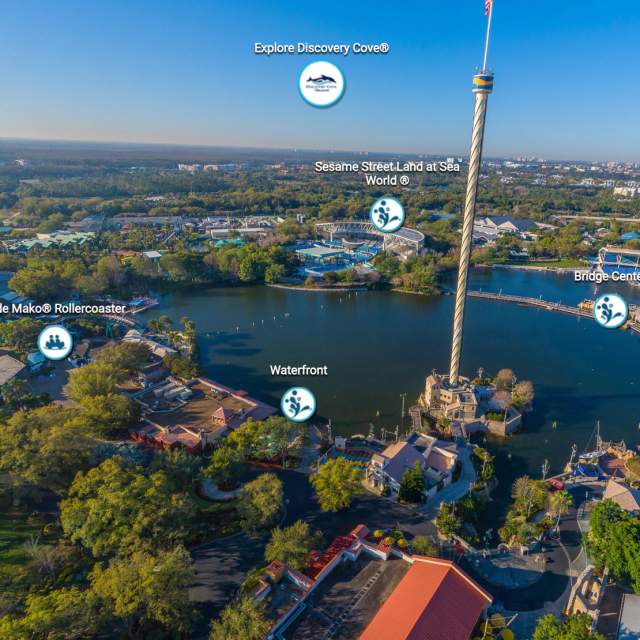 Virtual tour image of Universal Orlando Resort for Visit Orlando website.