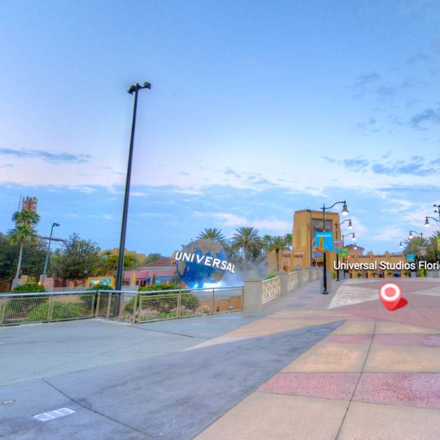 Virtual tour image of Universal Orlando Resort (CityWalk) for Visit Orlando website. Created in house, full usage rights.