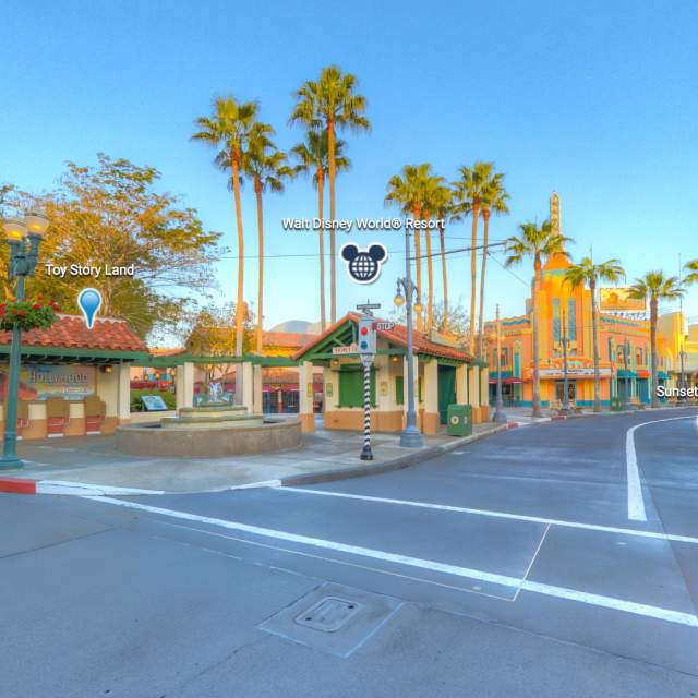 Virtual tour image of Walt Disney World Resort (Hollywood Studios) for Visit Orlando website. Created in house, full usage rights.