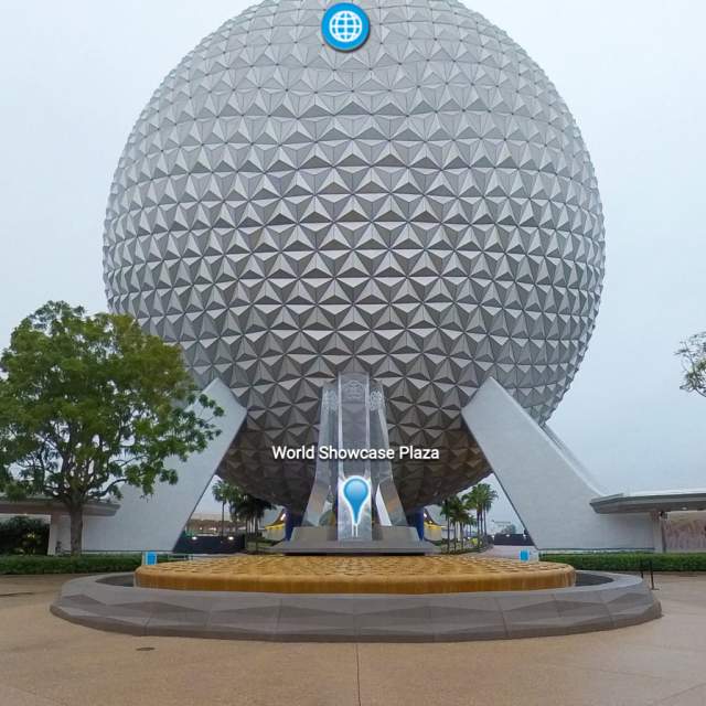 Virtual tour image of Walt Disney World Resort (EPCOT) for Visit Orlando website. Created in house, full usage rights.
