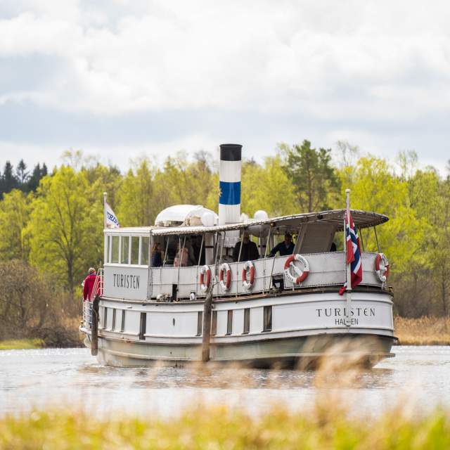 DS Turisten på tur i Haldenkanalen