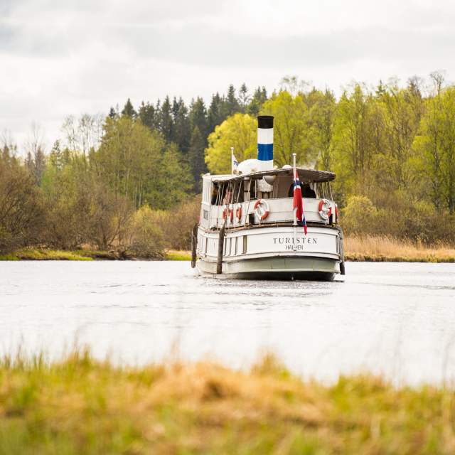 DS Turisten på tur i Haldenkanalen