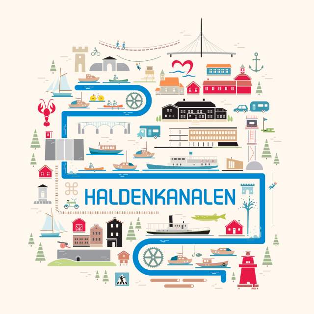 Haldenkanalen slusing