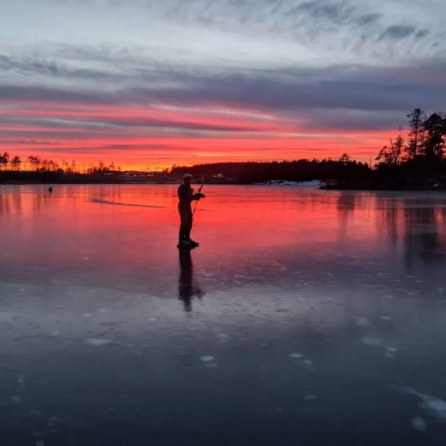 Turskøyter på Vansjø i Moss