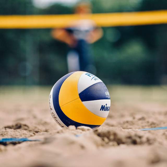 Volleyball på strand