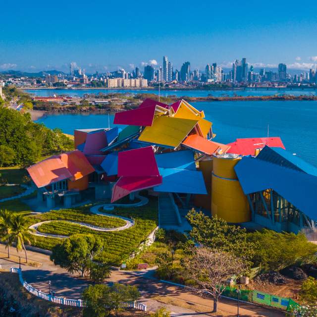 Biomuseo at Amador Causeway. Panama City