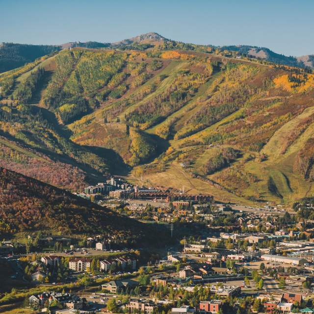 Aerial View of Park City