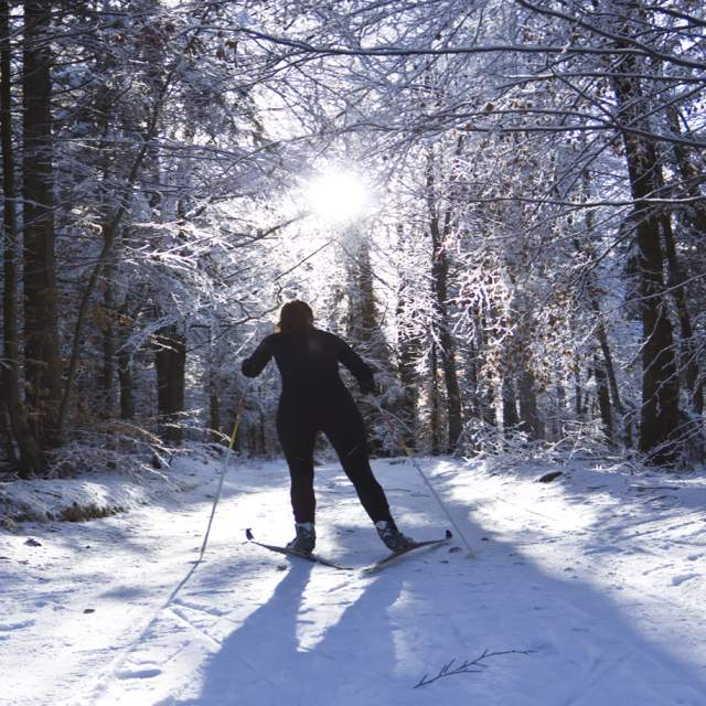Cross-Country Skiing in the Pocono Mountains