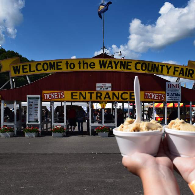 Ice Cream at the Wayne County Fair