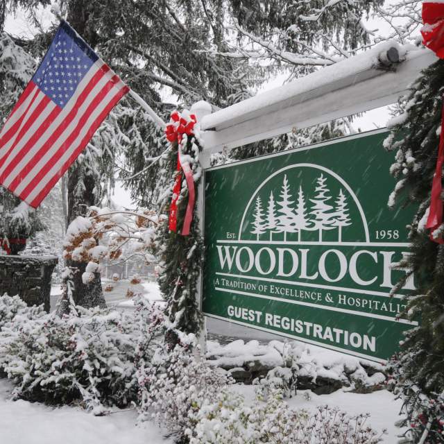 Woodlock Guest Registration Sign in the Pocono Mountains