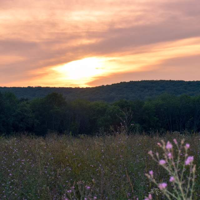 Sunsets in the Pocono Mountains