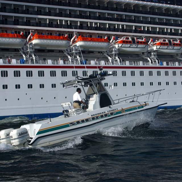 Waterside security at Port Everglades