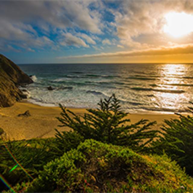 Pacifica State Beach at Sunset