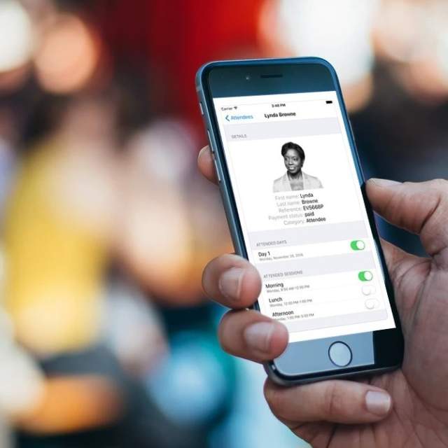 Person using phone