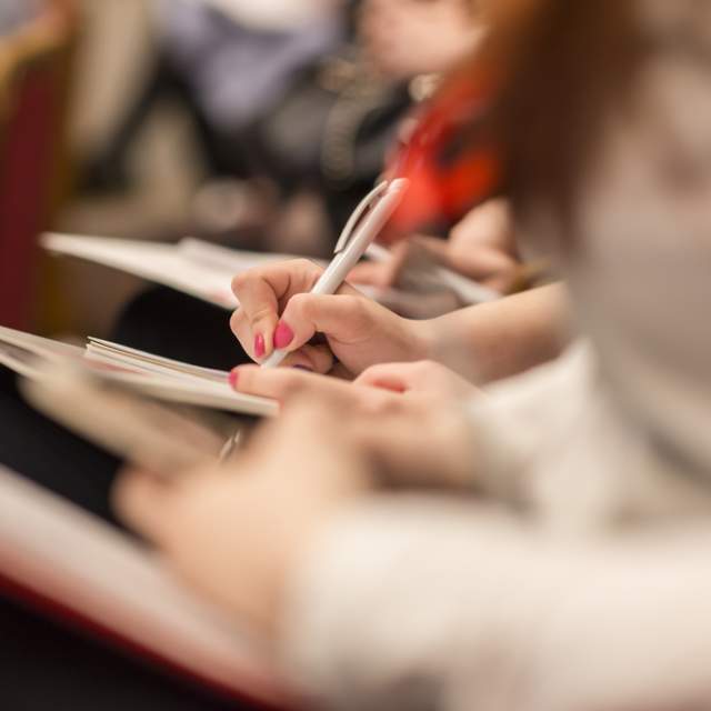 Person writing