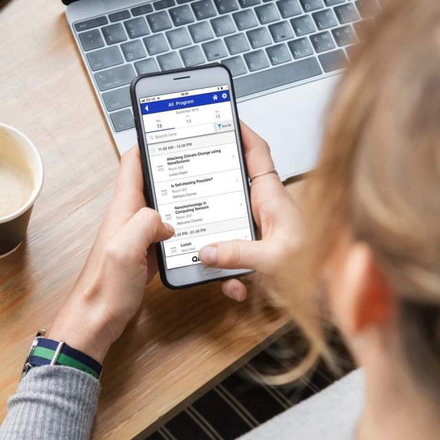 person using phone