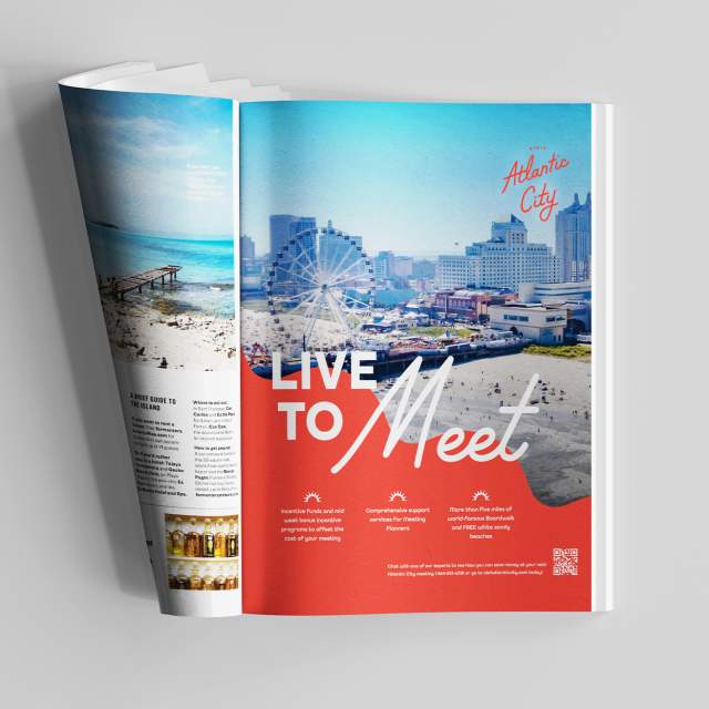 A print ad for Visit Atlantic City