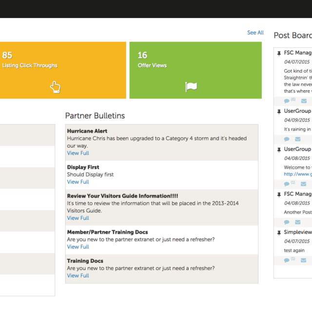 Simpleview extranet