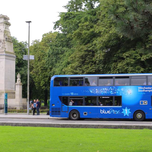 Bluestar Bus cenotaph Southampton