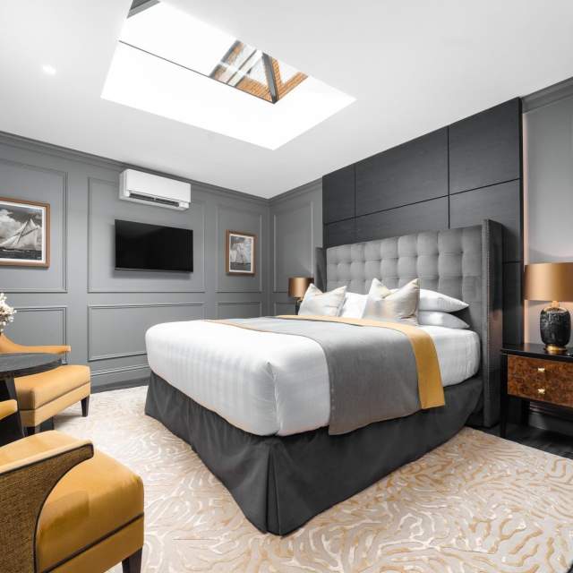 Luxuriously styled room at the No.4 Carlton Hotel