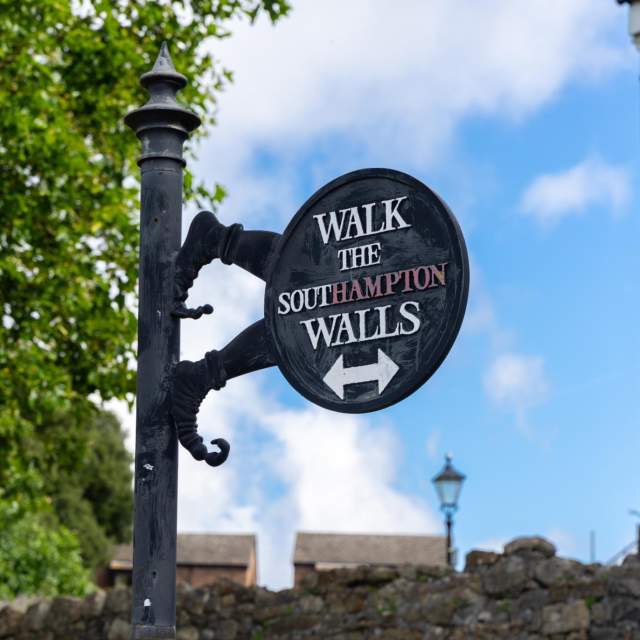 Explore the medieval town walls