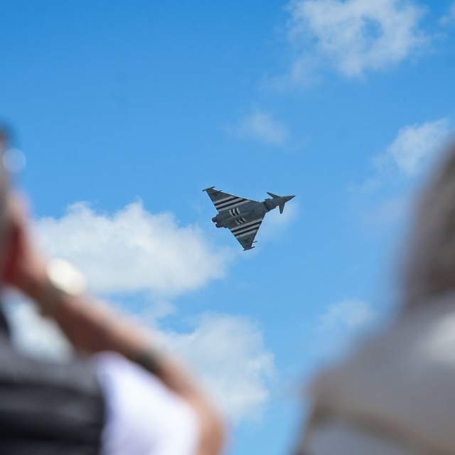 Typhoon in the sky