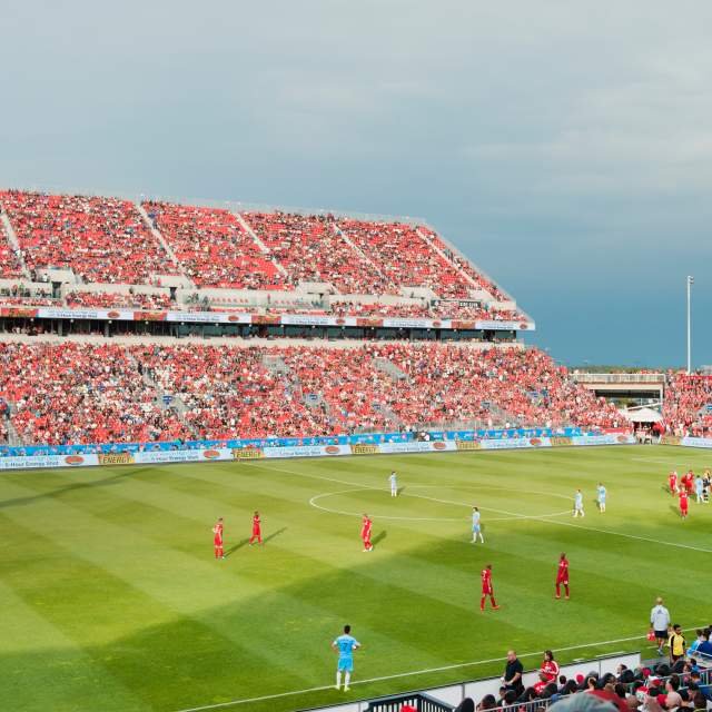 Supporters Section at BMO Stadium 