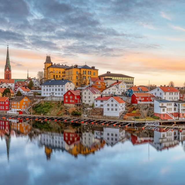 Arendal by om høsten