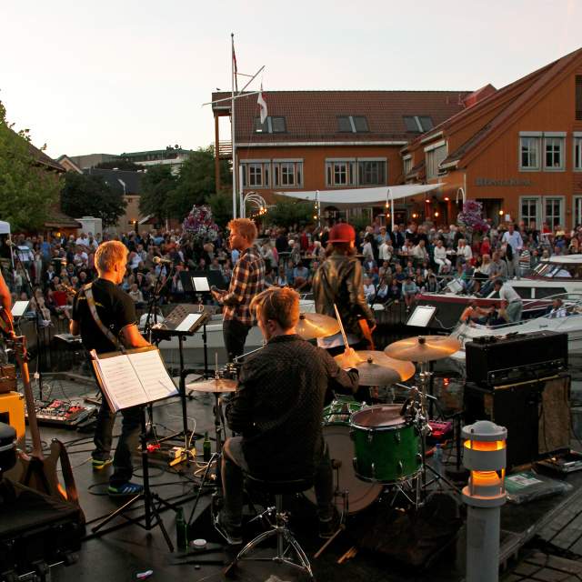 Konsert på Fiskebrygga i Kristiansand