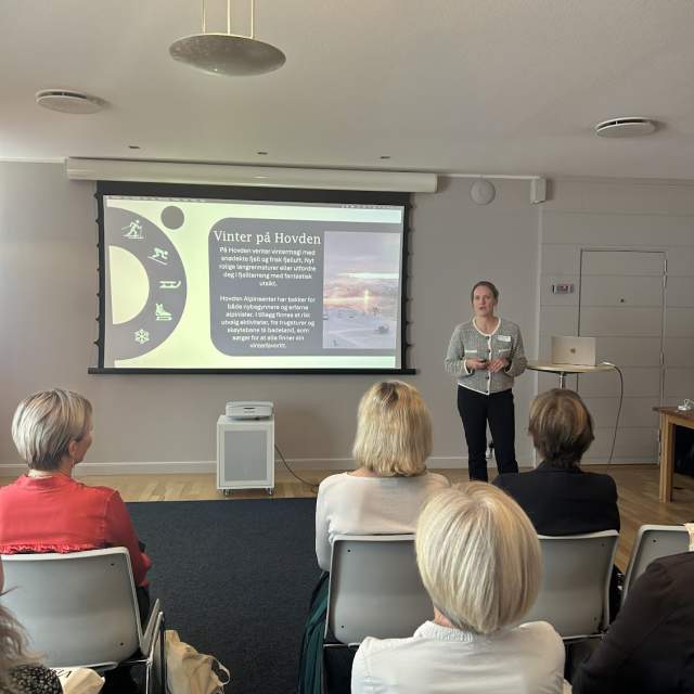 Hovden alpinsenter presenterer muligheter om vinteren