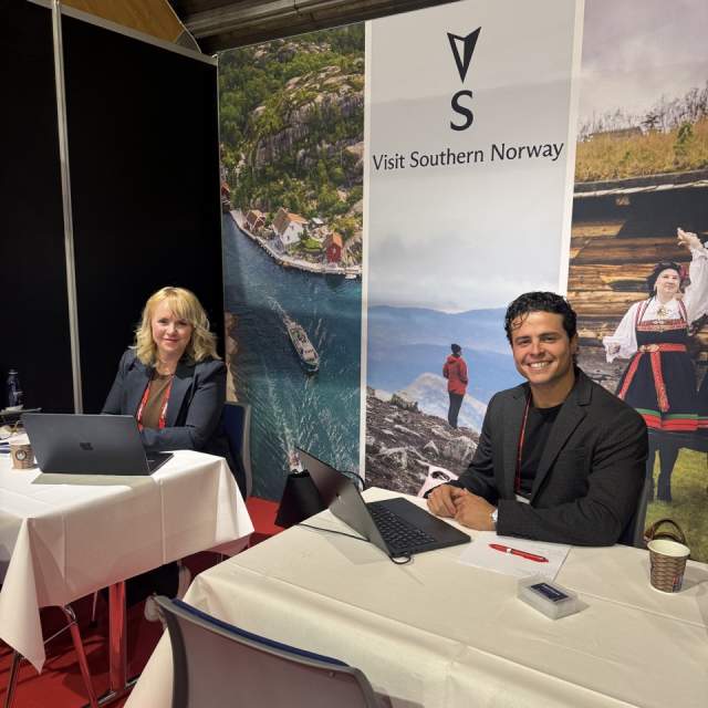 Maria og Sohail stolte ambassadører for Sørlandet