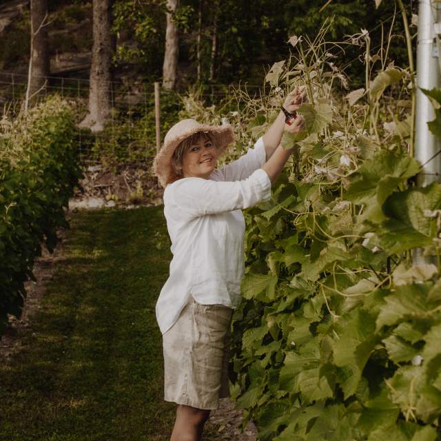 Kari Mitander på Voie vin