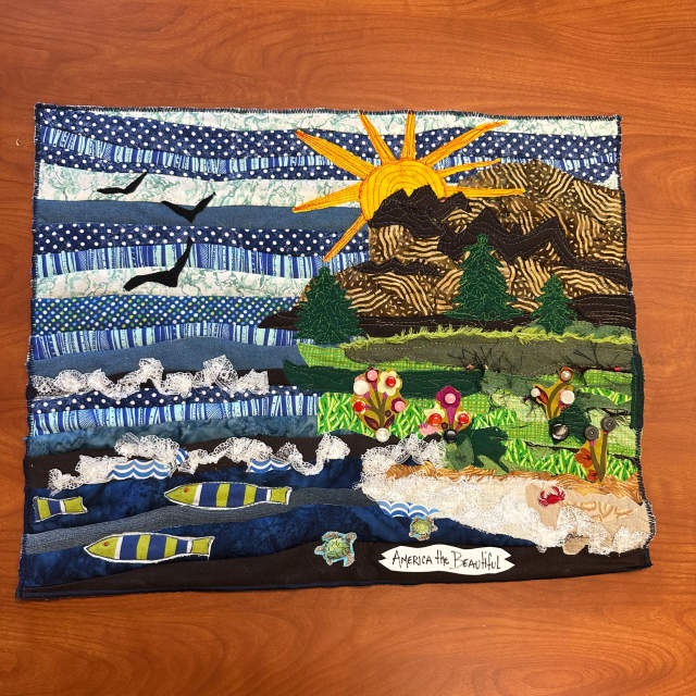 Quilt square for the Great American Birthday Quilt.