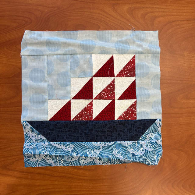 Quilt square for the Great American Birthday Quilt.
