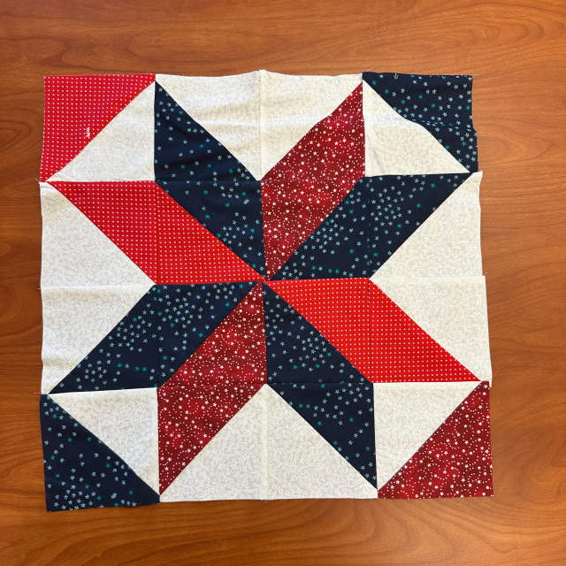 Quilt square for the Great American Birthday Quilt.